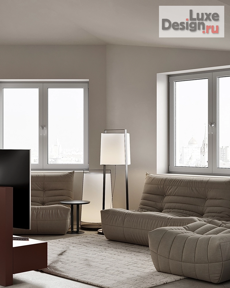 Дизайн интерьера четырехкомнатной квартиры "Квартира с Мансардой" (фото 2)