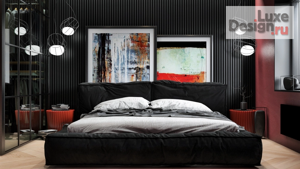 Дизайн интерьера однокомнатной квартиры "S T R L T M - 0 1 2" (фото 1)