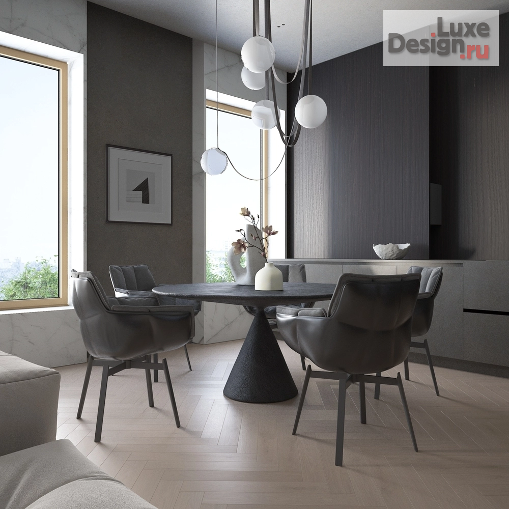 Дизайн интерьера двухкомнатной квартиры "Титул" (фото 5)