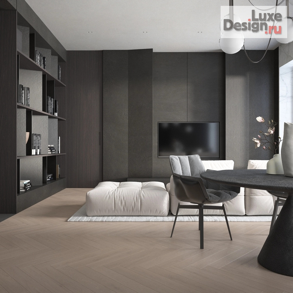 Дизайн интерьера двухкомнатной квартиры "Титул" (фото 6)