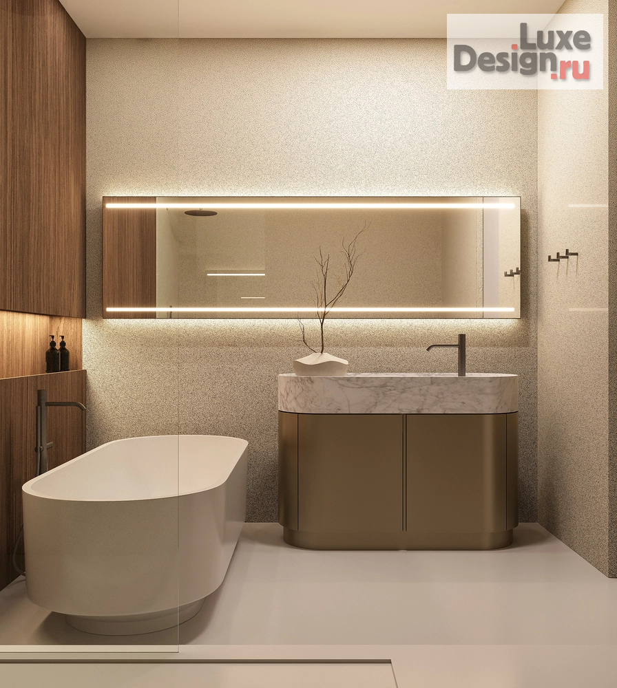 Дизайн интерьера трехкомнатной квартиры "Квартира в Prime Park" (фото 17)