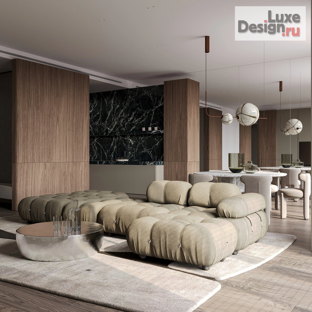 Дизайн интерьера трехкомнатной квартиры "Квартира в Prime Park" (фото 2)