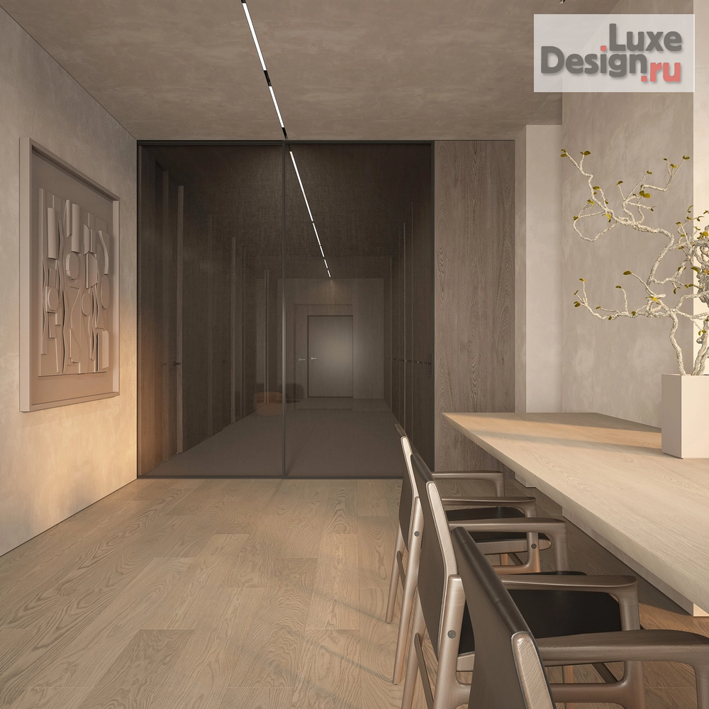 Дизайн интерьера четырехкомнатной квартиры "Вишневый сад" (фото 3)