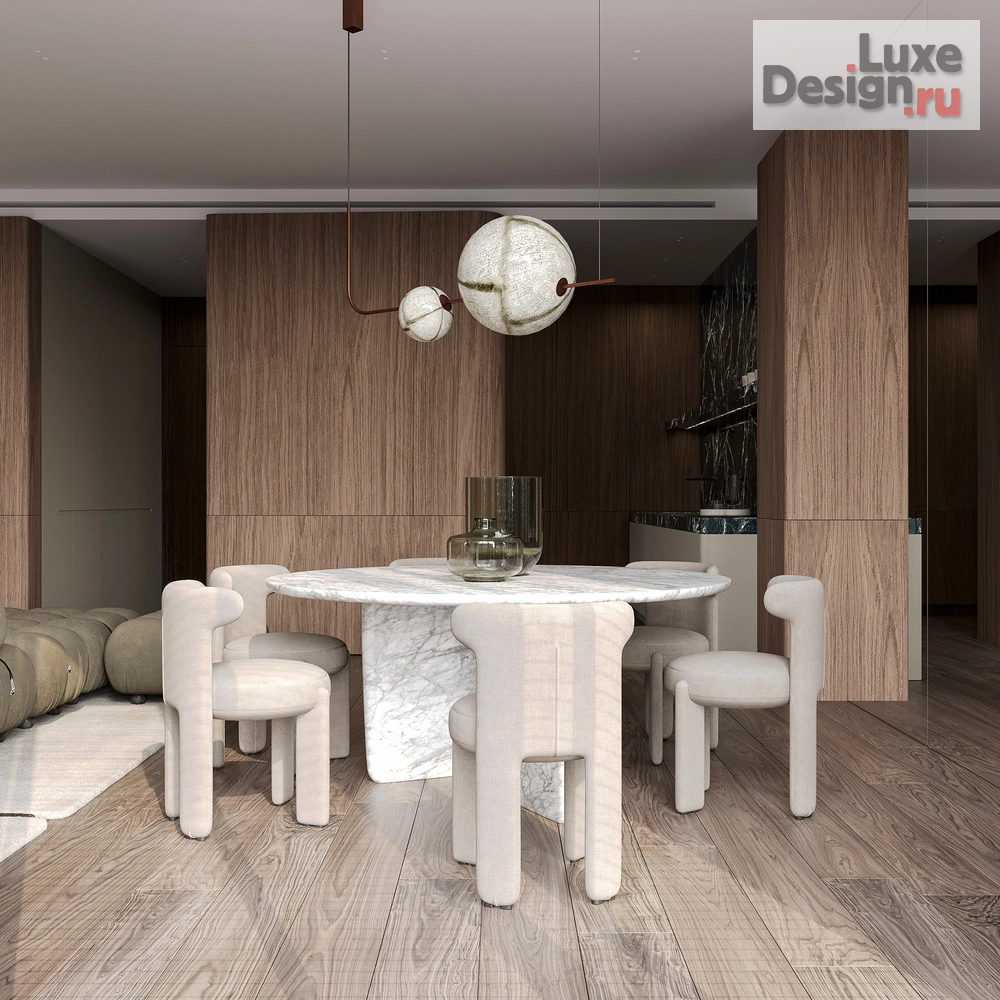 Дизайн интерьера трехкомнатной квартиры "Квартира в Prime Park" (фото 3)