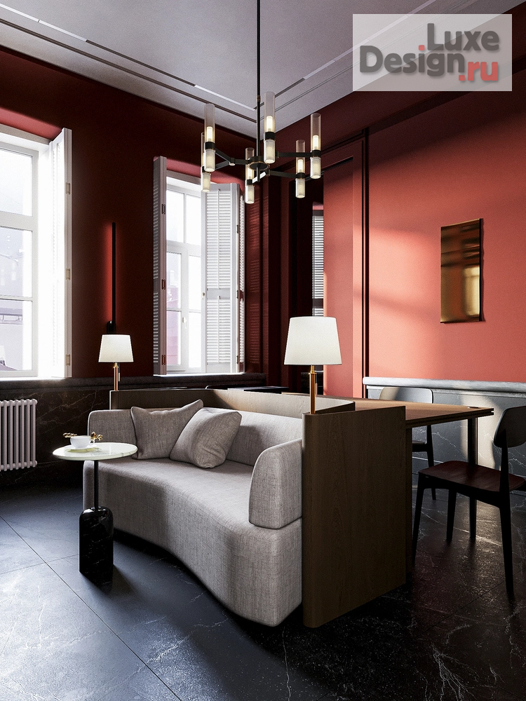 Дизайн интерьера отеля "Интерьер отеля на Пестеля" (фото 3)