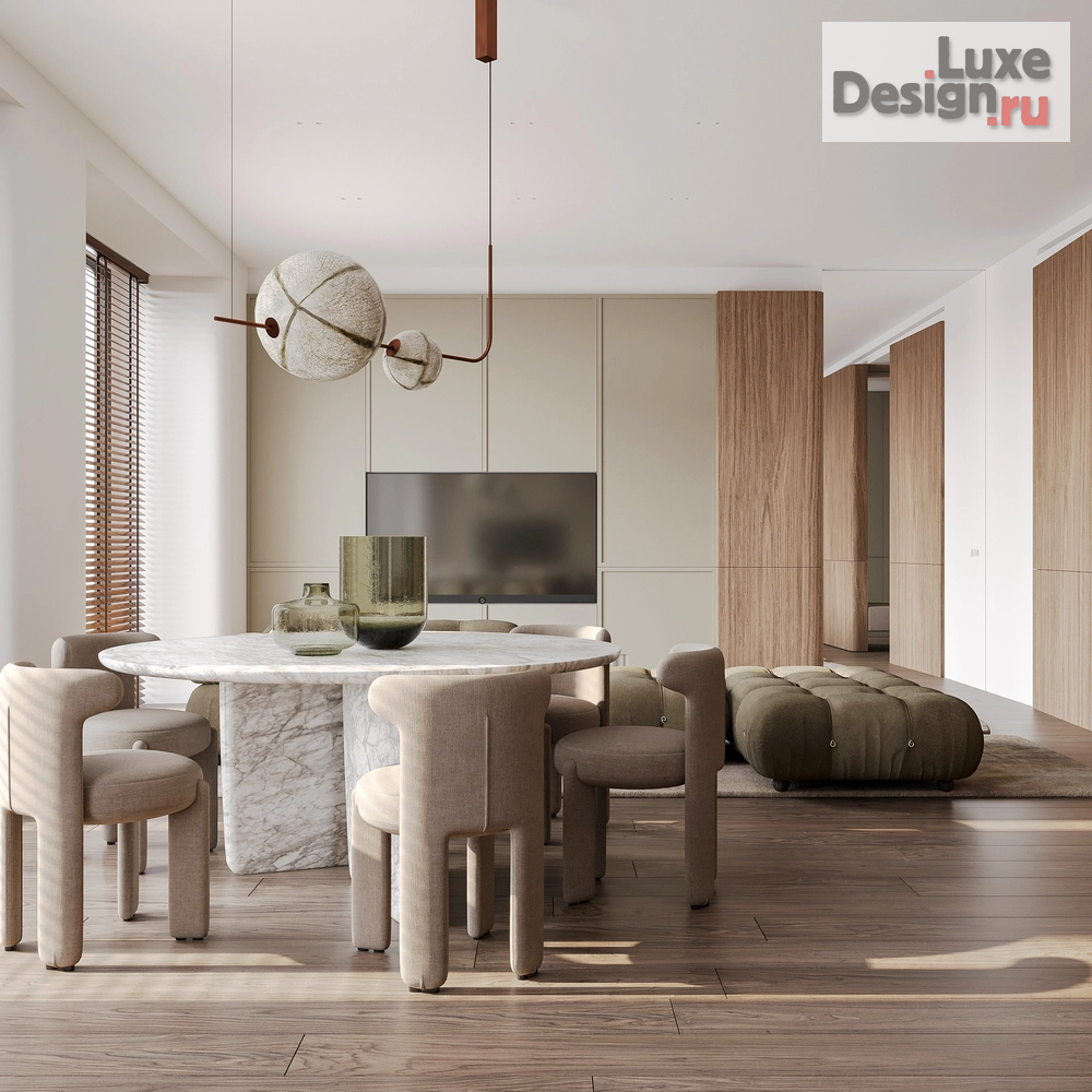 Дизайн интерьера трехкомнатной квартиры "Квартира в Prime Park" (фото 6)