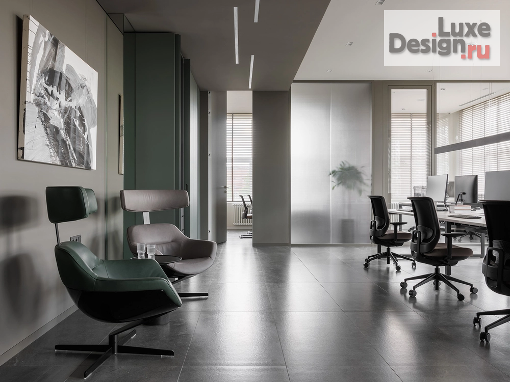 Дизайн интерьера офиса "Офис в Санкт-Петербурге" (фото 1)
