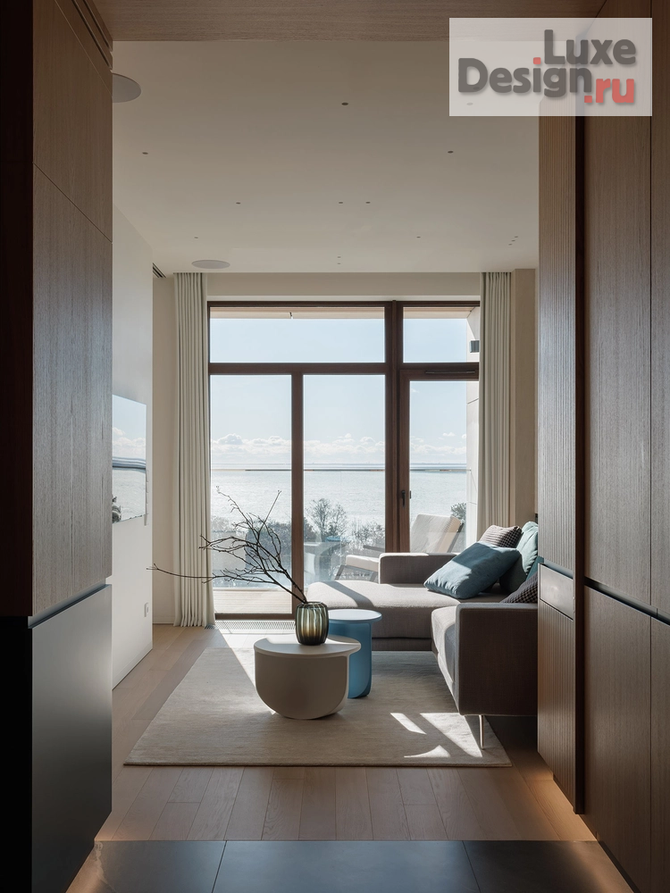 Дизайн интерьера однокомнатной квартиры "Морская Ривьера" (фото 1)