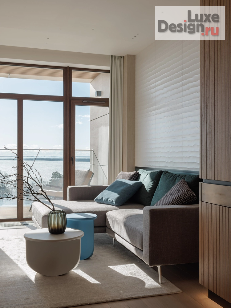 Дизайн интерьера однокомнатной квартиры "Морская Ривьера" (фото 2)