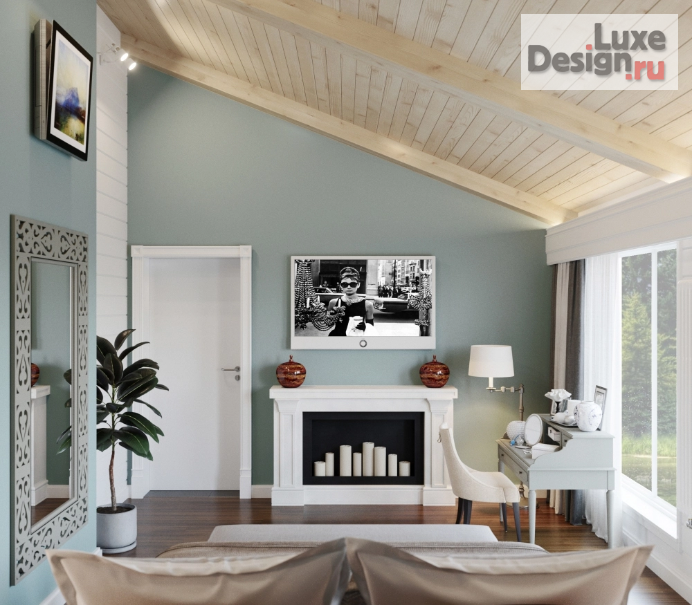 Дизайн интерьера коттеджа "Дом из клееного бруса 146 м" (фото 10)