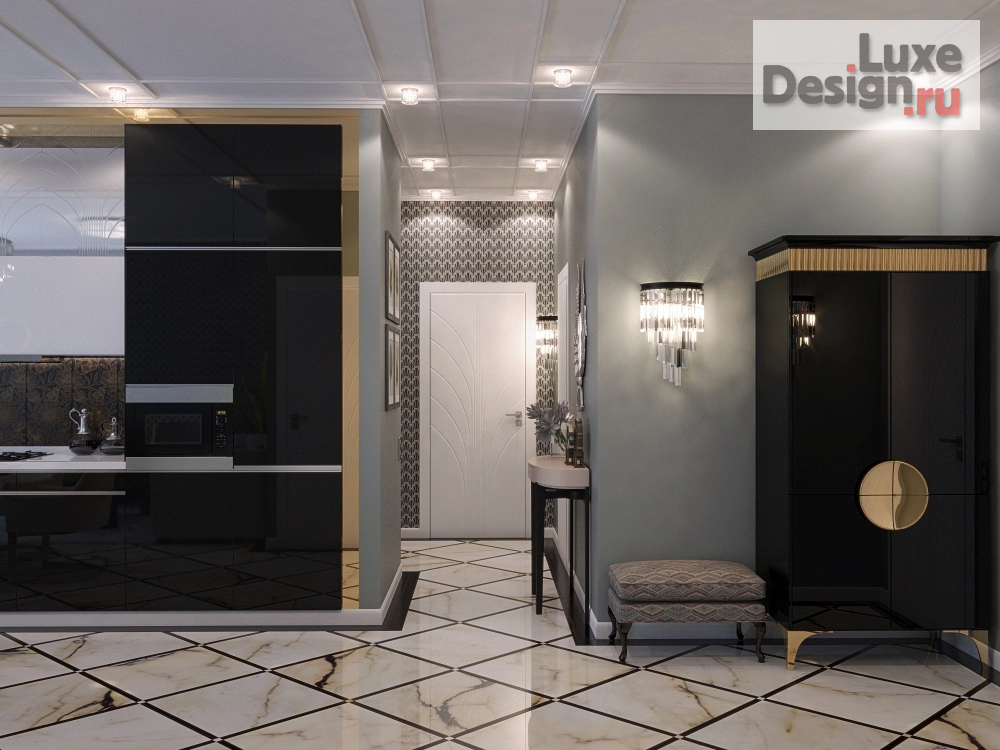 Дизайн интерьера апартаментов "«Art Deco»" (фото 7)