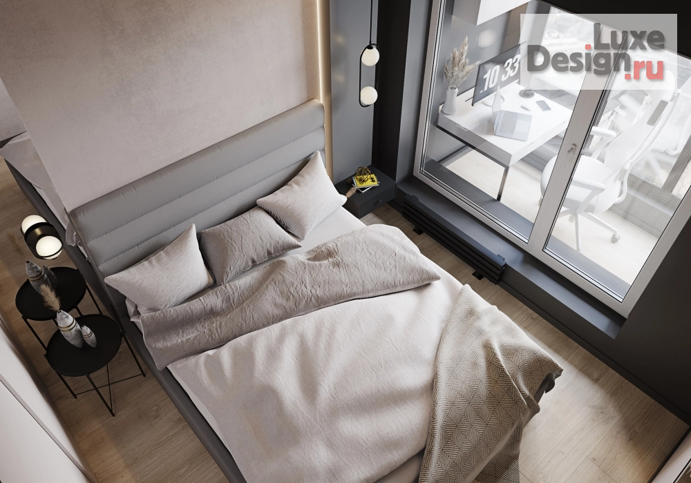 Дизайн интерьера однокомнатной квартиры "ЖК "Первый квартал" (фото 15)