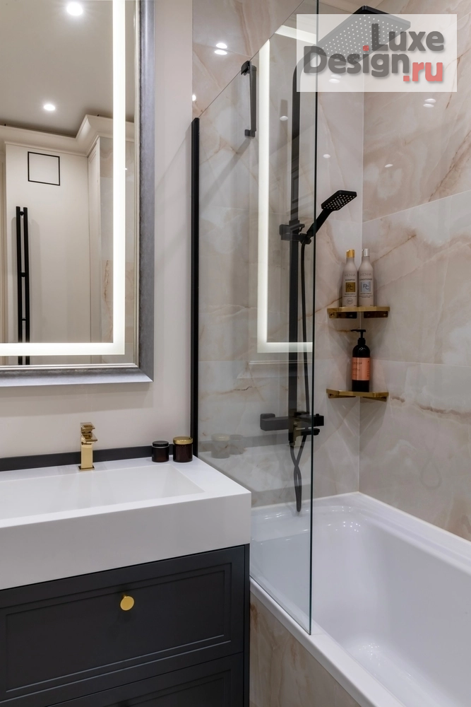 Дизайн интерьера трехкомнатной квартиры "ЖК "GrandHouse" Реализация" (фото 89)