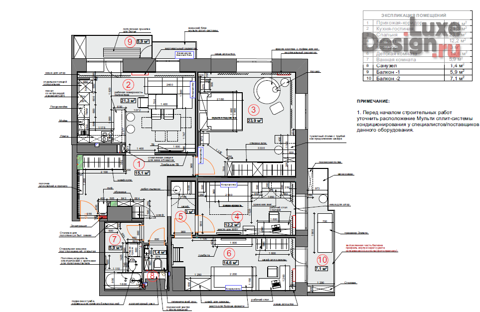 Дизайн интерьера квартиры "ЖК "Империал"" (фото 26)