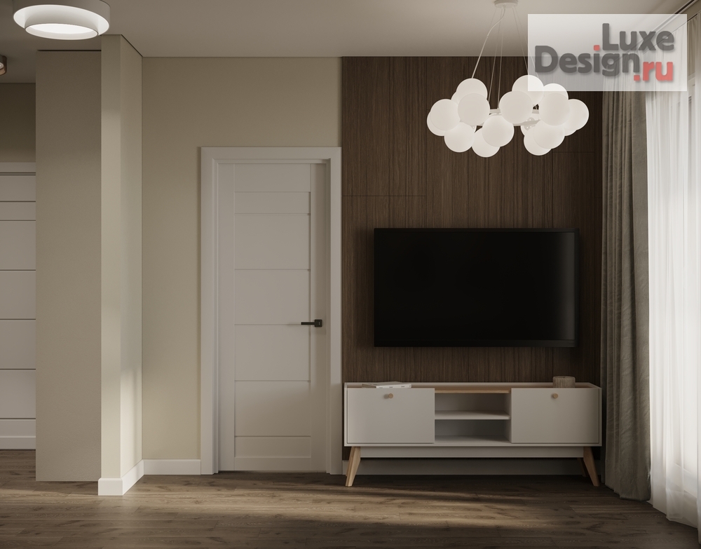 Дизайн интерьера однокомнатной квартиры "ЖК Dreamline" (фото 2)