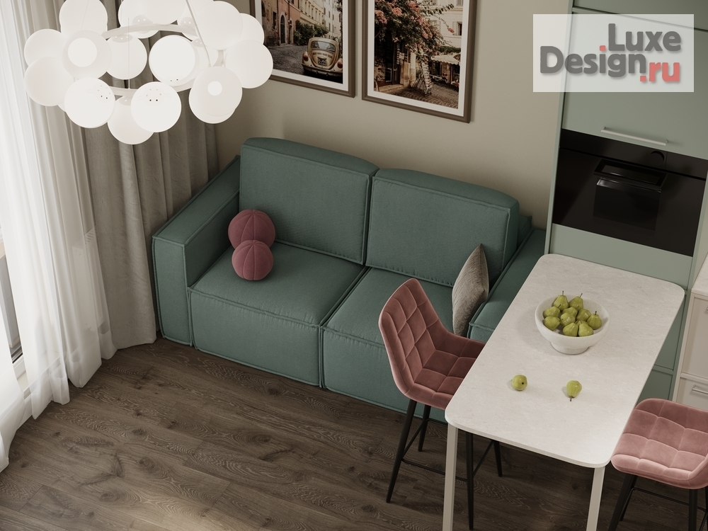 Дизайн интерьера однокомнатной квартиры "ЖК Dreamline" (фото 7)