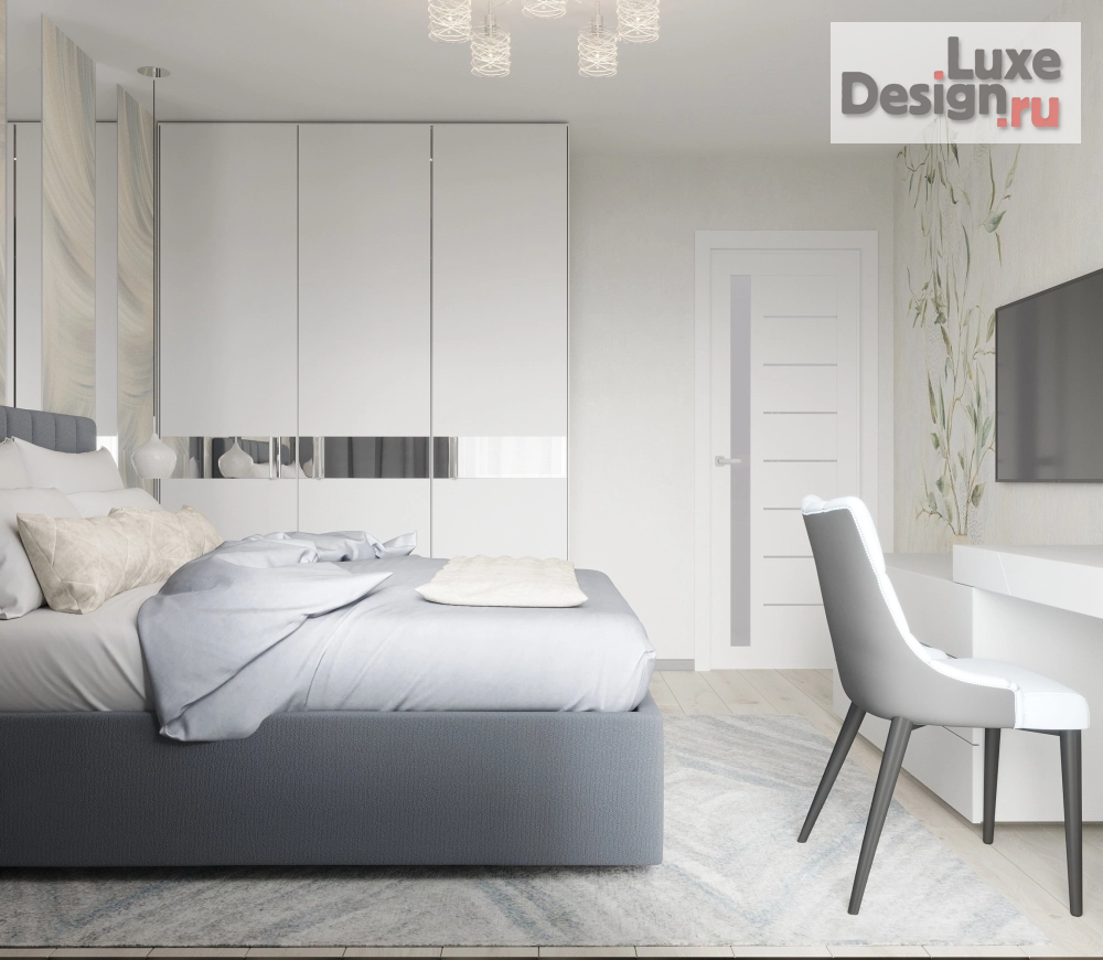 Дизайн интерьера трехкомнатной квартиры "Трешка в ЖК Маршал" (фото 10)