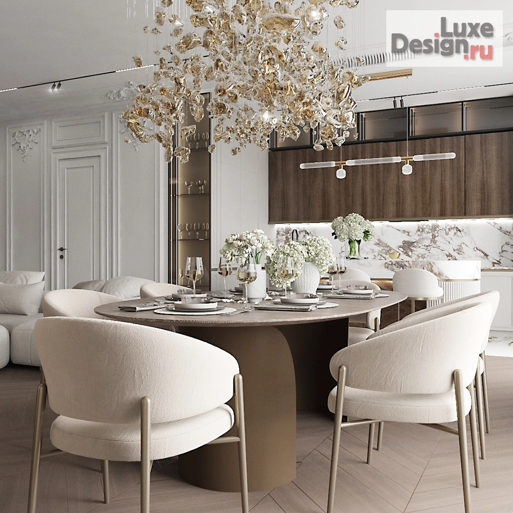 Дизайн интерьера четырехкомнатной квартиры "Интерьер квартиры в Санкт-Петербурге" (фото 1)