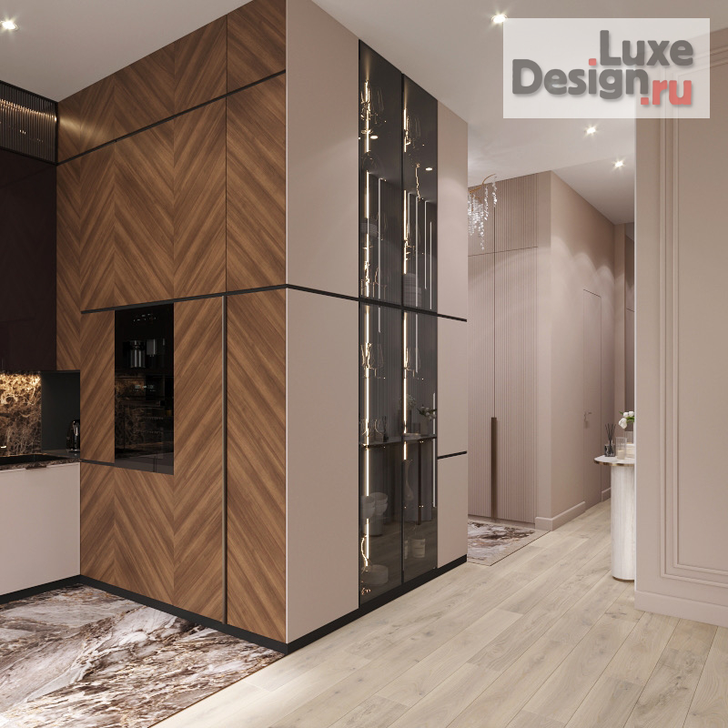 Дизайн интерьера гостиной "Жк Смольный Парк " (фото 7)