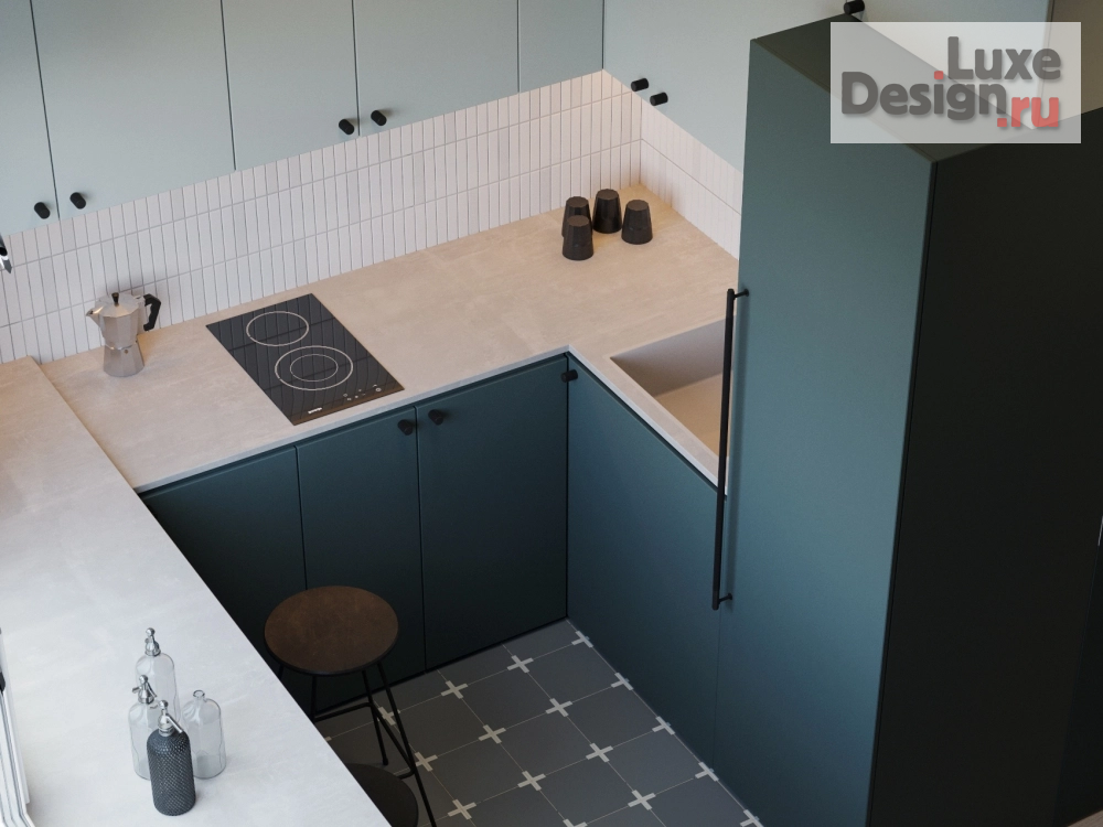 Дизайн интерьера однокомнатной квартиры "Апартаменты Plywood" (фото 8)