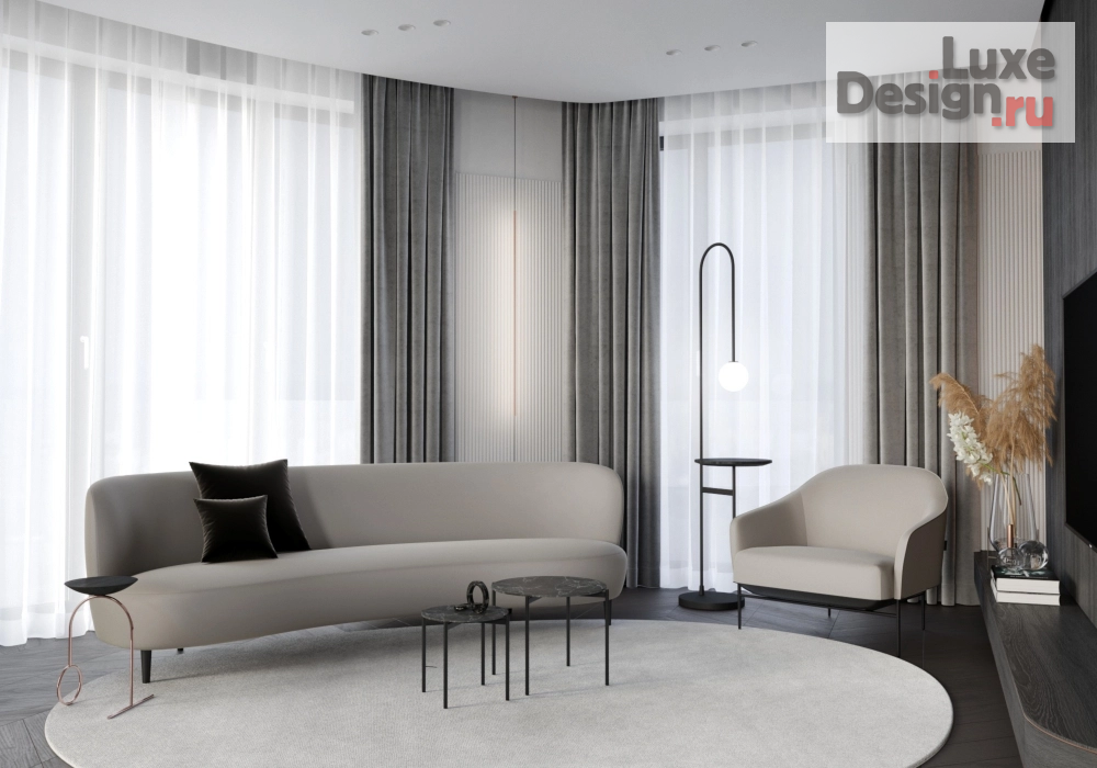 Дизайн интерьера апартаментов "АПАРТАМЕНТЫ LUXURY LIFE" (фото 4)