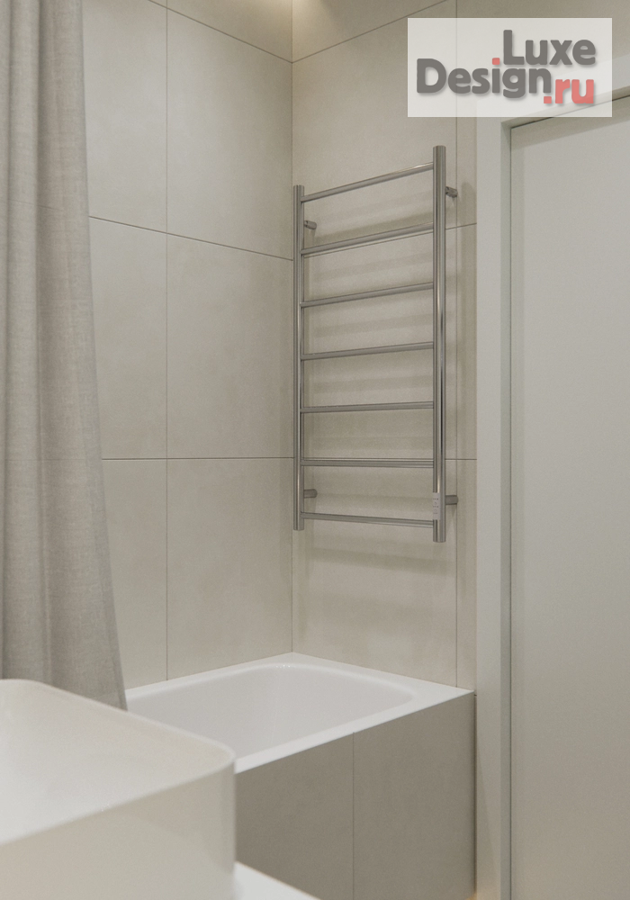 Дизайн интерьера двухкомнатной квартиры "Ванные комнаты [ЖК Листва]" (фото 5)