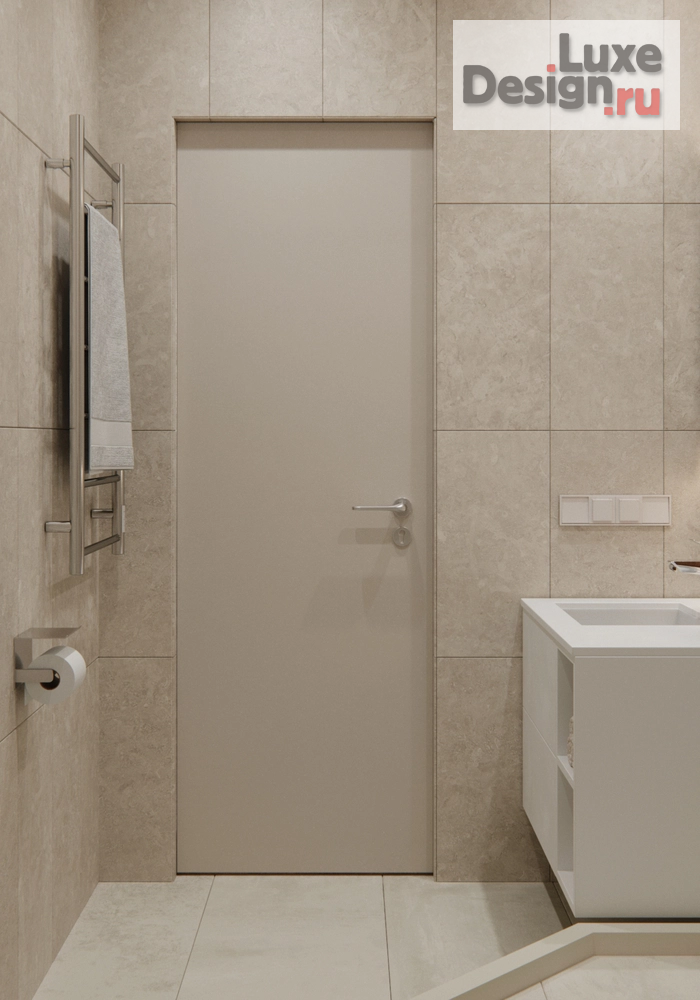 Дизайн интерьера двухкомнатной квартиры "Ванные комнаты [ЖК Листва]" (фото 10)