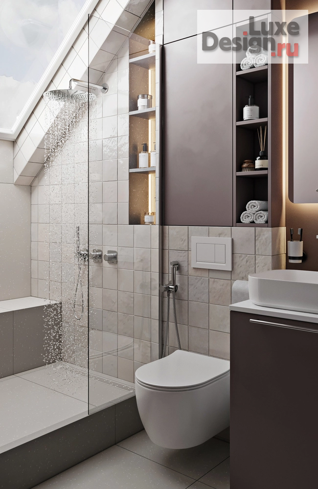 Дизайн интерьера квартиры студии "Мансардная студия" (фото 10)