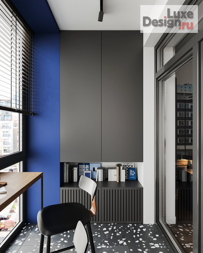 Дизайн интерьера трехкомнатной квартиры "Кухня-гостиная [Наука]" (фото 11)
