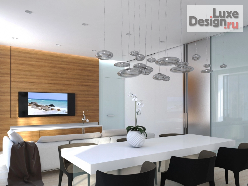 Дизайн интерьера трехкомнатной квартиры "Квартира в ЖК "Жемчужный фрегат"" (фото 5)