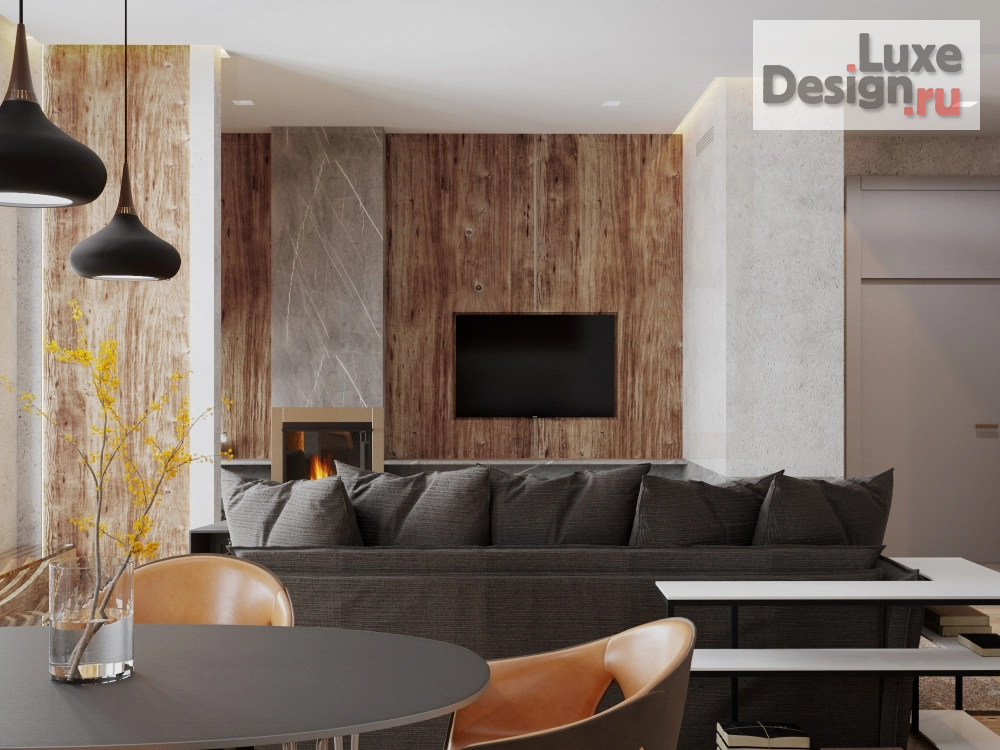 Дизайн интерьера двухкомнатной квартиры "Квартира с террасой" (фото 2)