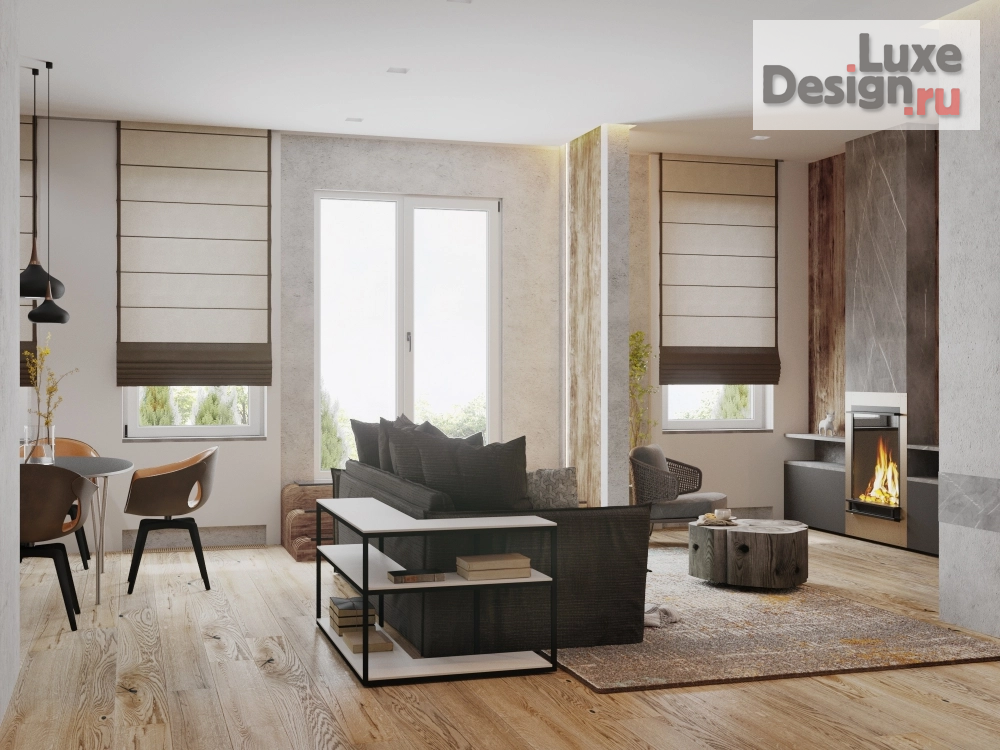 Дизайн интерьера двухкомнатной квартиры "Квартира с террасой" (фото 5)