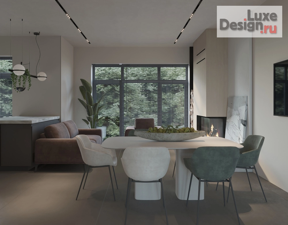 Дизайн интерьера загородного дома "Загородный дом пос.Шушары " (фото 4)