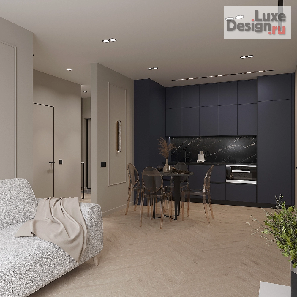 Дизайн интерьера двухкомнатной квартиры "ЖК Сибирский сад" (фото 21)