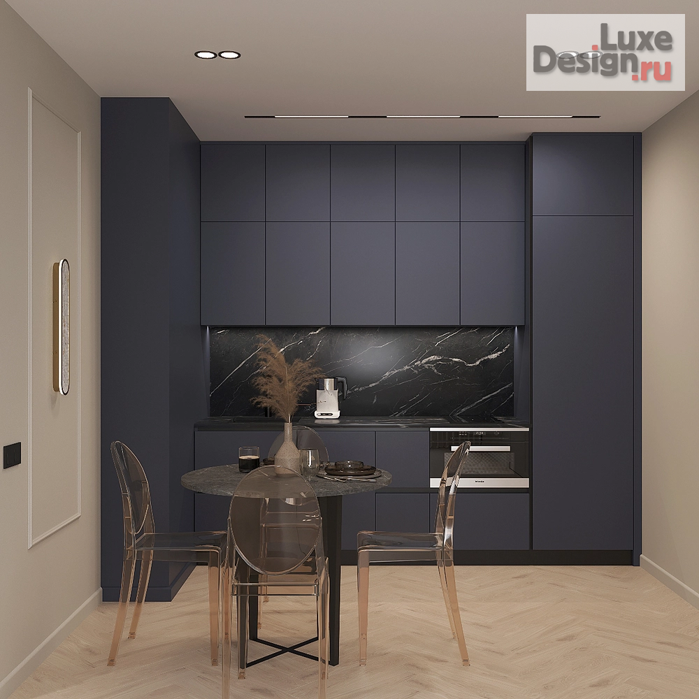 Дизайн интерьера двухкомнатной квартиры "ЖК Сибирский сад" (фото 1)