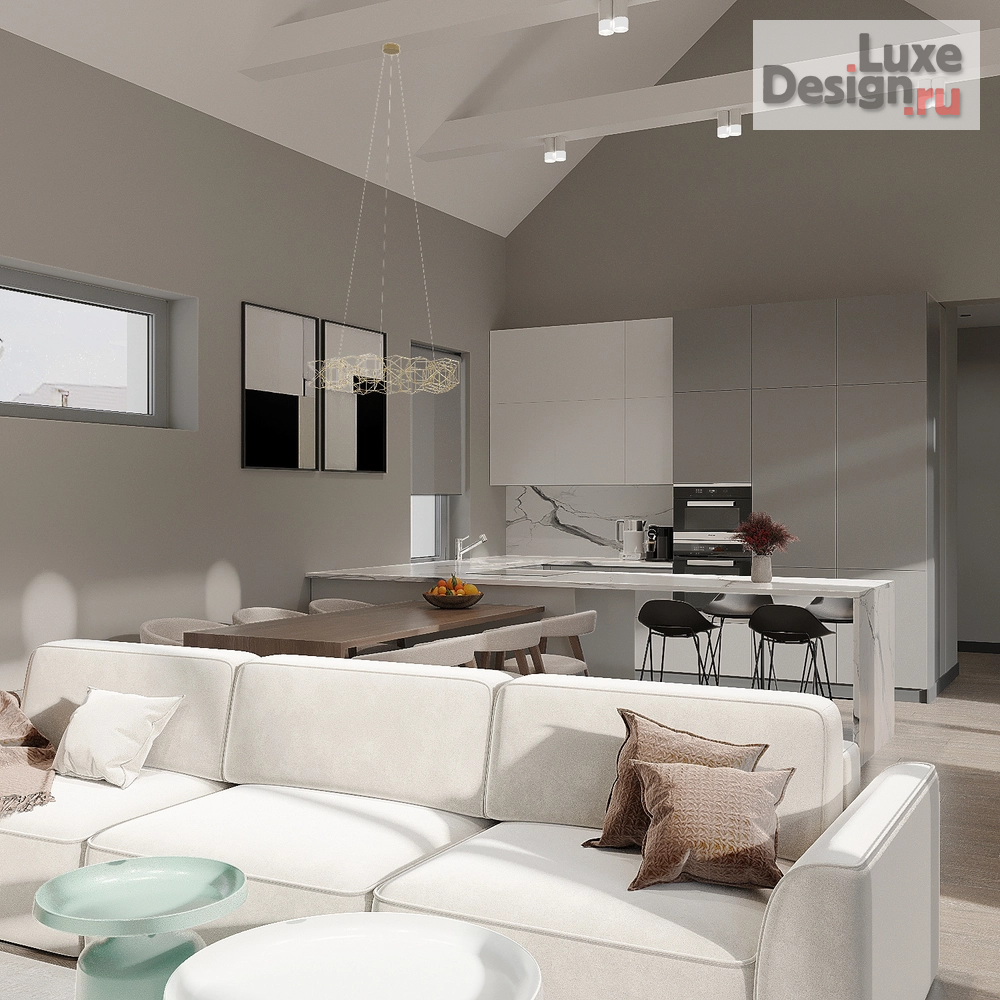 Дизайн интерьера загородного дома "КП Лесные улочки " (фото 21)