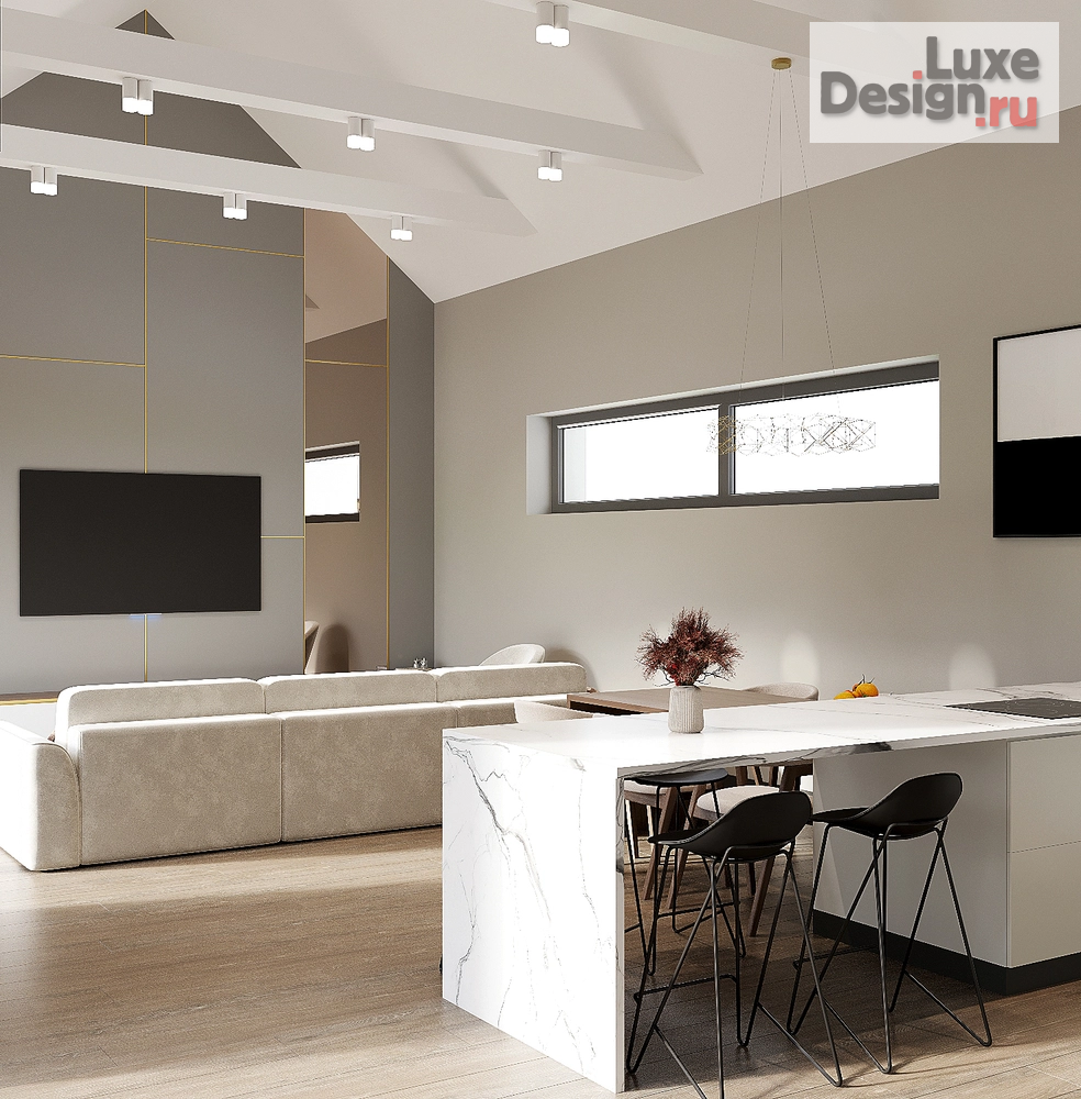 Дизайн интерьера загородного дома "КП Лесные улочки " (фото 23)