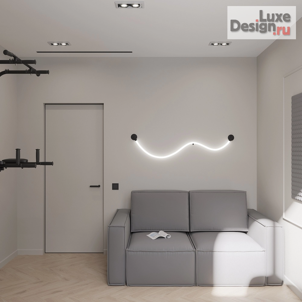 Дизайн интерьера двухкомнатной квартиры "ЖК Сибирский сад" (фото 4)