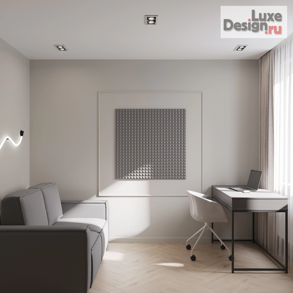 Дизайн интерьера двухкомнатной квартиры "ЖК Сибирский сад" (фото 5)