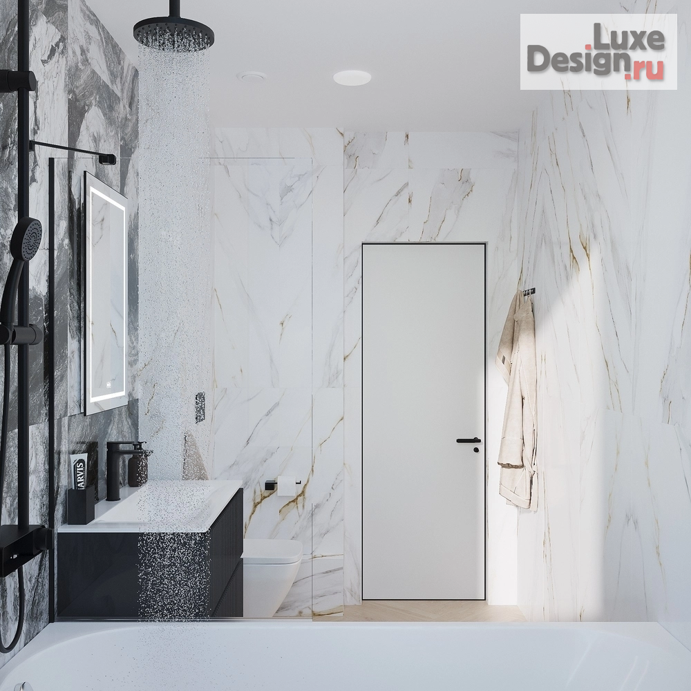 Дизайн интерьера двухкомнатной квартиры "ЖК Сибирский сад" (фото 19)