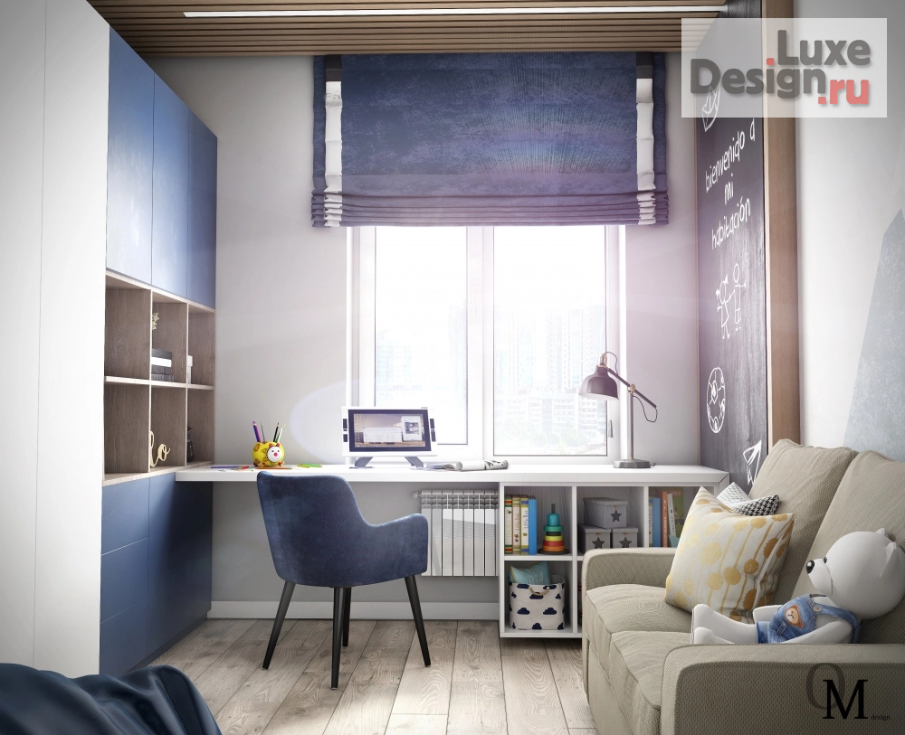 Дизайн интерьера трехкомнатной квартиры "Квартира_Дыбенко (ЖК "Ренессанс")" (фото 14)