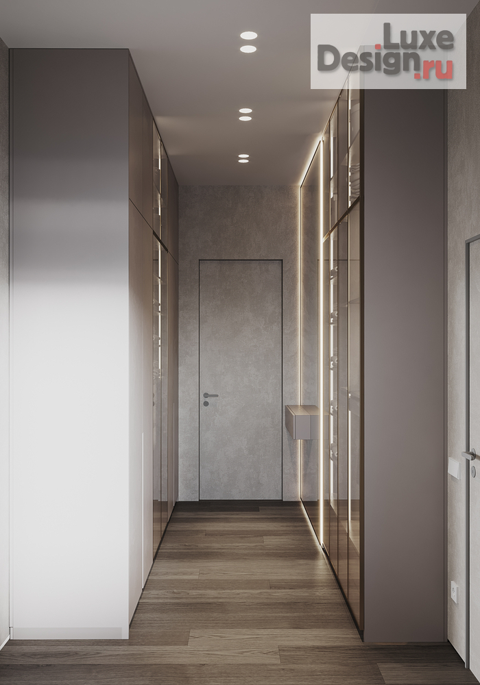 Дизайн интерьера спальни "Спальня и гардеробная в Таунхаусе." (фото 17)