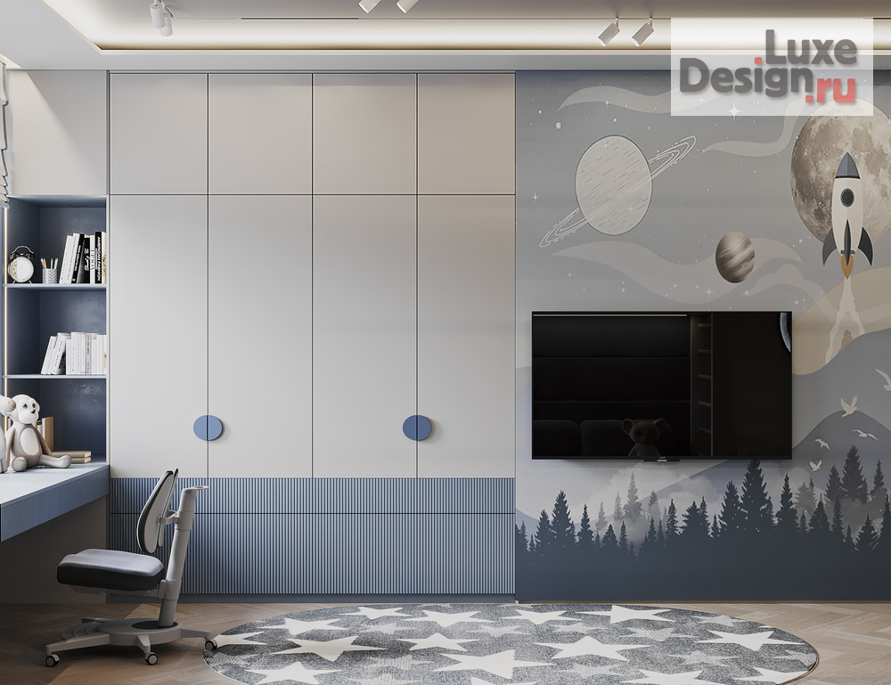 Дизайн интерьера детской "Детская комната для мальчика" (фото 10)