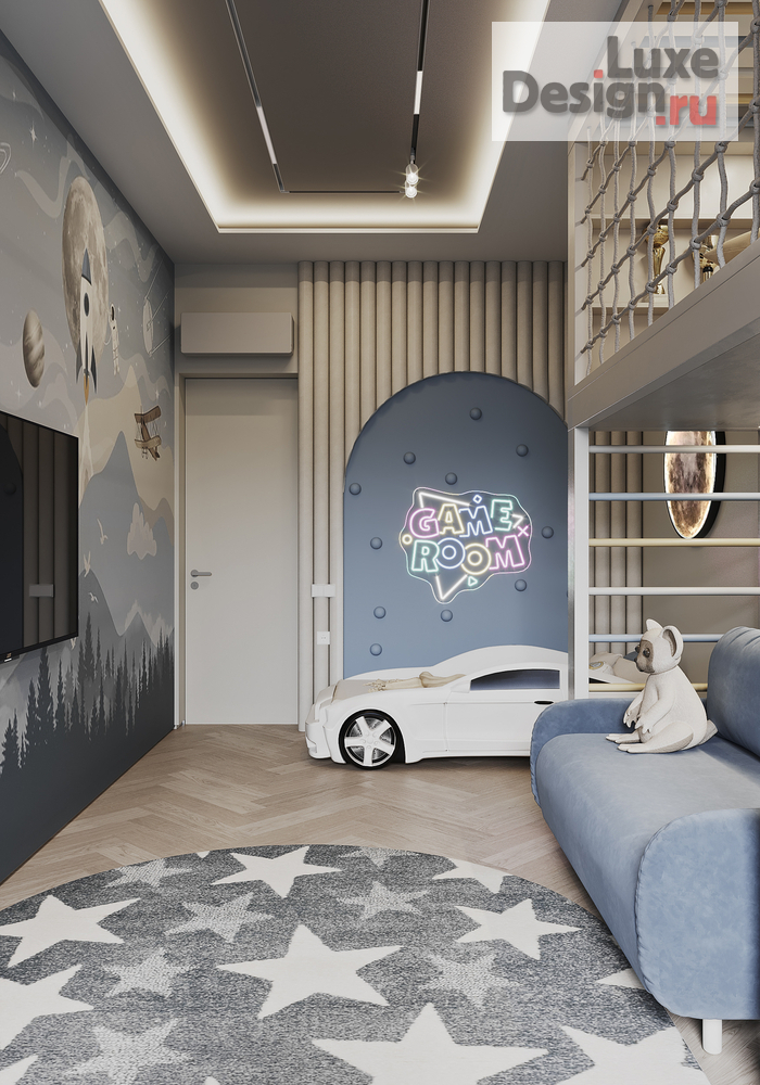 Дизайн интерьера детской "Детская комната для мальчика" (фото 2)