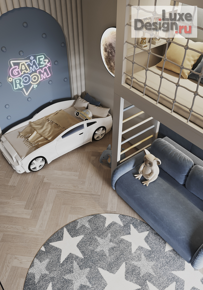 Дизайн интерьера детской "Детская комната для мальчика" (фото 3)
