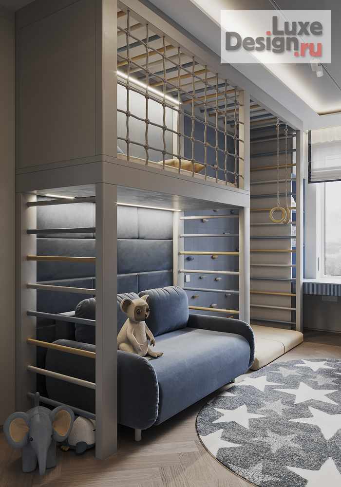 Дизайн интерьера детской "Детская комната для мальчика" (фото 7)