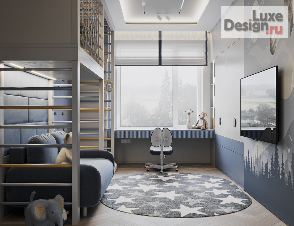 Дизайн интерьера детской "Детская комната для мальчика" (фото 9)