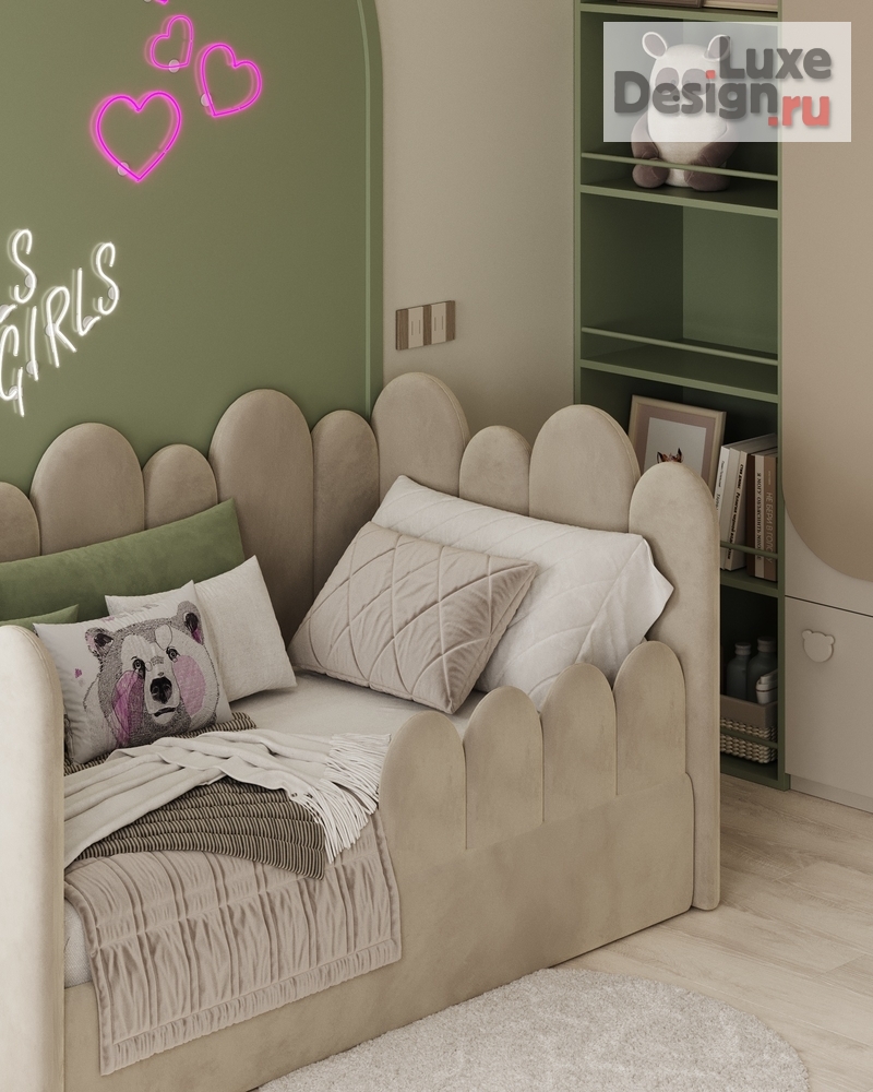 Дизайн интерьера детской "Детская комната в квартире. ЖК Голден Сити." (фото 9)