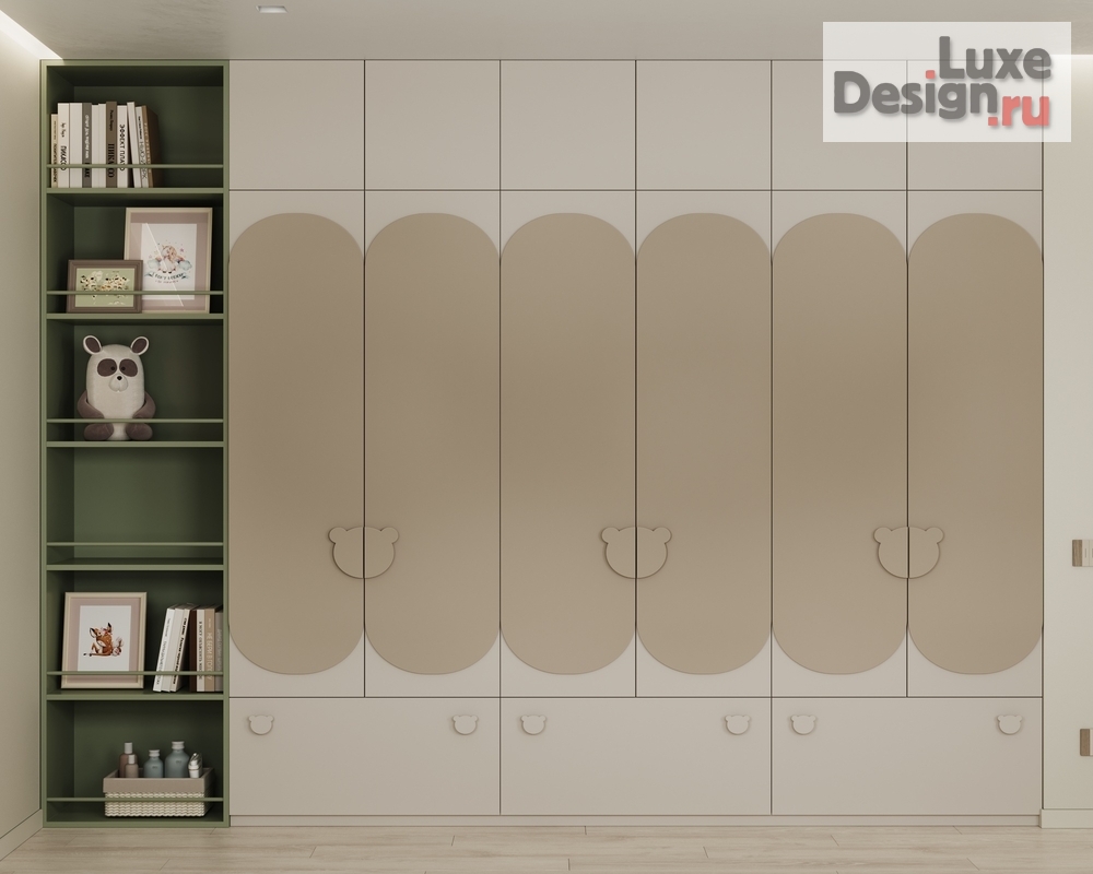 Дизайн интерьера детской "Детская комната в квартире. ЖК Голден Сити." (фото 11)