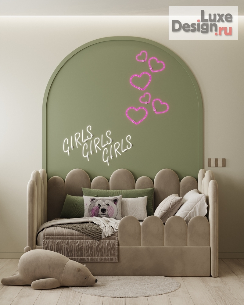 Дизайн интерьера детской "Детская комната в квартире. ЖК Голден Сити." (фото 2)